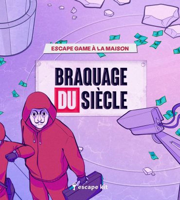 Escape box - Mystère au Mont-Saint-Michel – Escape game enfant de 2 à 5  joueurs avec 40 cartes, 1 livret, 1 poster et 1 bande-son – À partir de 7  ans 