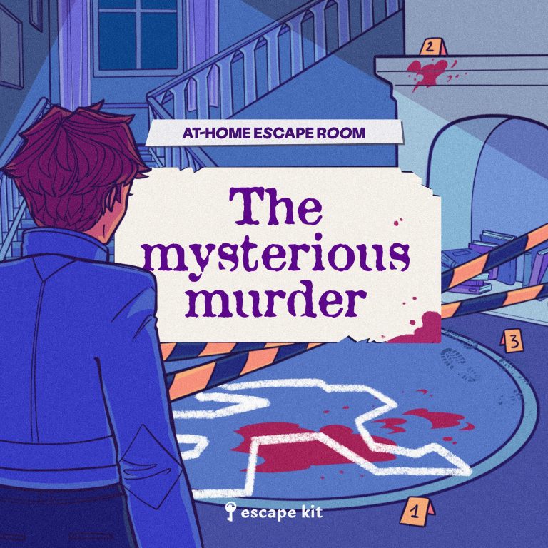 The Mysterious Murder printable escape room kit