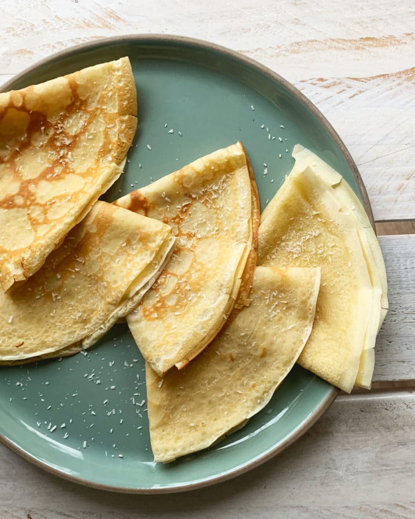 Recette express pâte à crêpe healthy