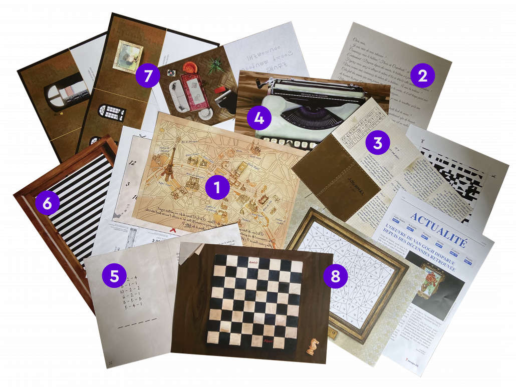 JEU ESCAPE GAME A LA MAISON ARSENE LUPIN ESCAPE KIT