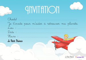 La Carte D Invitation L Incontournable D Un Anniversaire Escape Kit