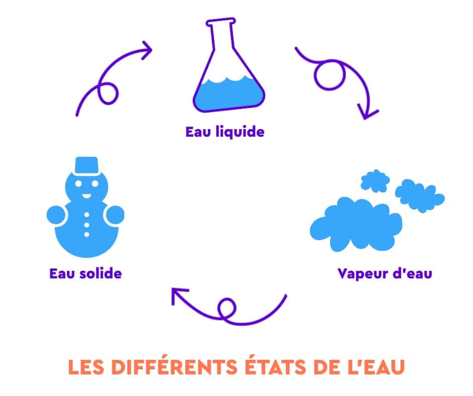 schéma cycle de l'eau
