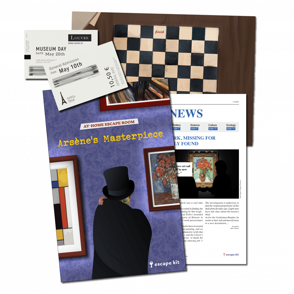 Arsène Lupin inspired - At home Escape Room