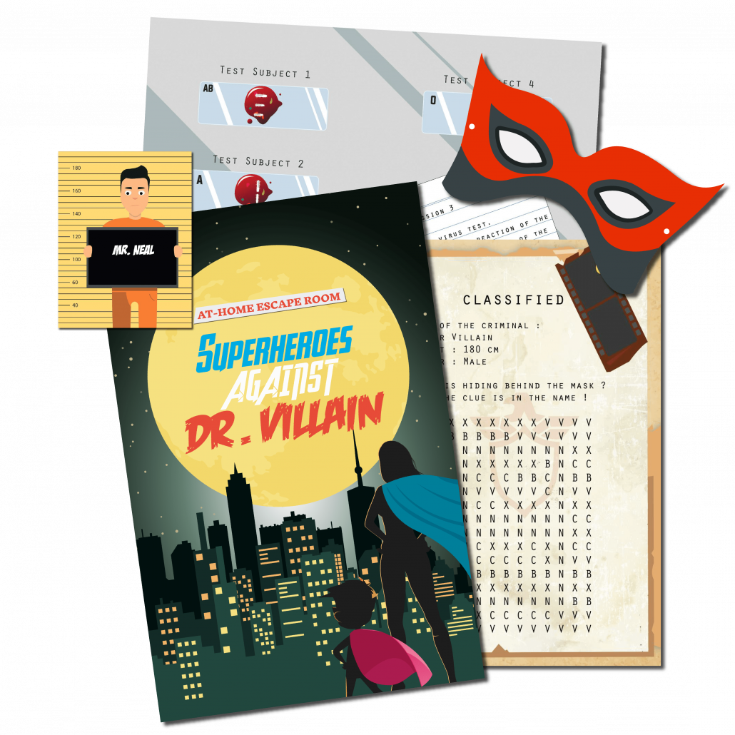 Superheroes Marvel - At home Escape Room