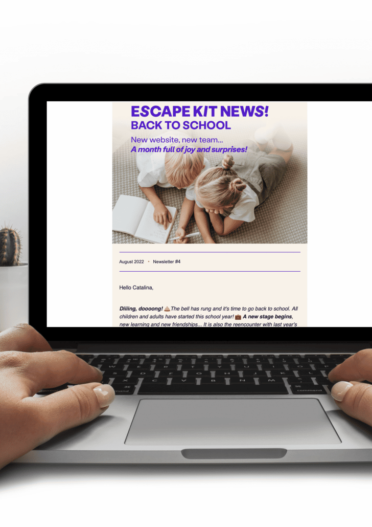 NEWSLETTER ESCAPE KIT_ESCAPE ROOM_ESCAPE GAME_1