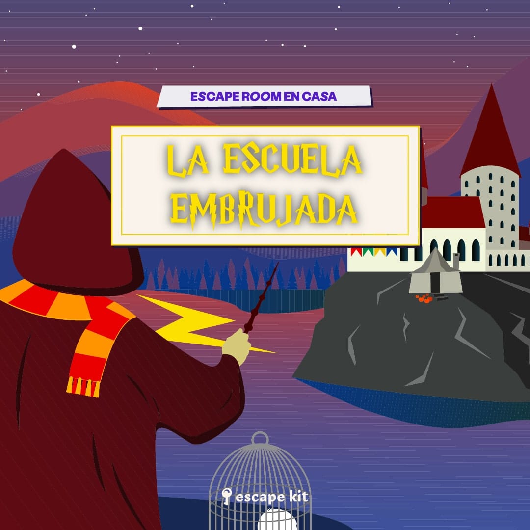 LA ESCUELA EMBRUJADA_ESCAPE ROOM EN CASA_ESCAPE KIT