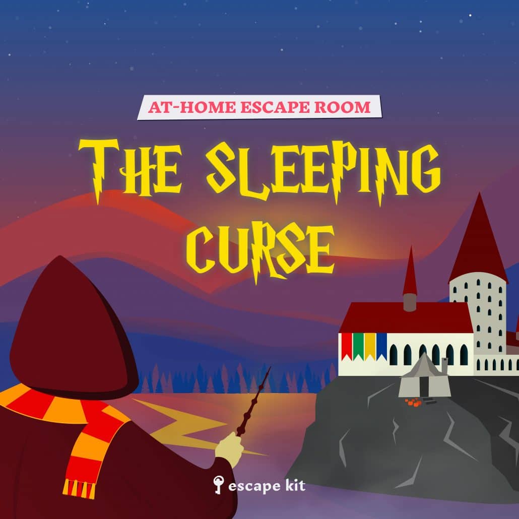 AT HOME ESCAPE ROOM ESCAPE KIT HARRY POTTER THE SLEEPING CURSE