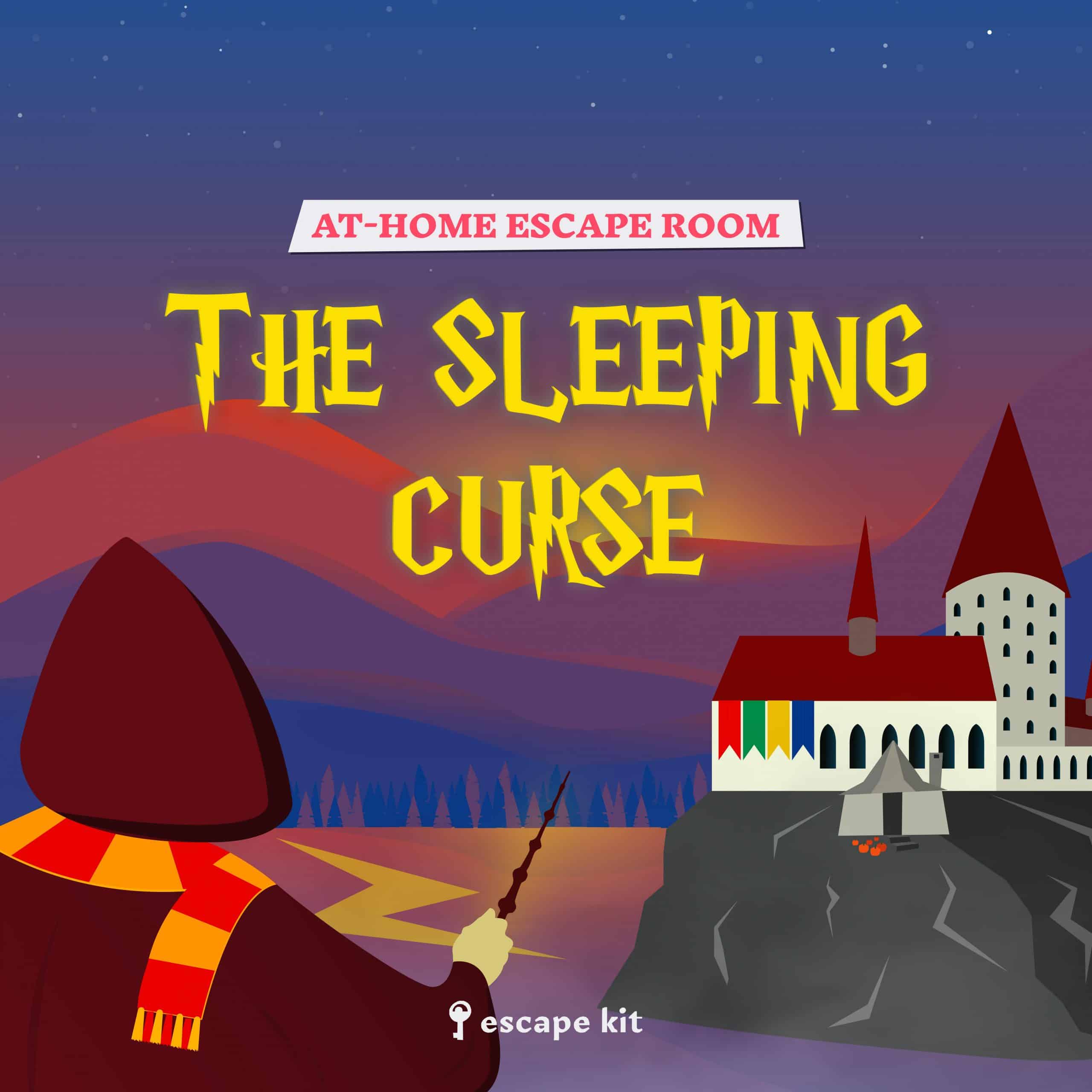 AT HOME ESCAPE ROOM ESCAPE KIT HARRY POTTER THE SLEEPING CURSE AT HOME ESCAPE ROOM ESCAPE KIT HARRY POTTER THE SLEEPING CURSE