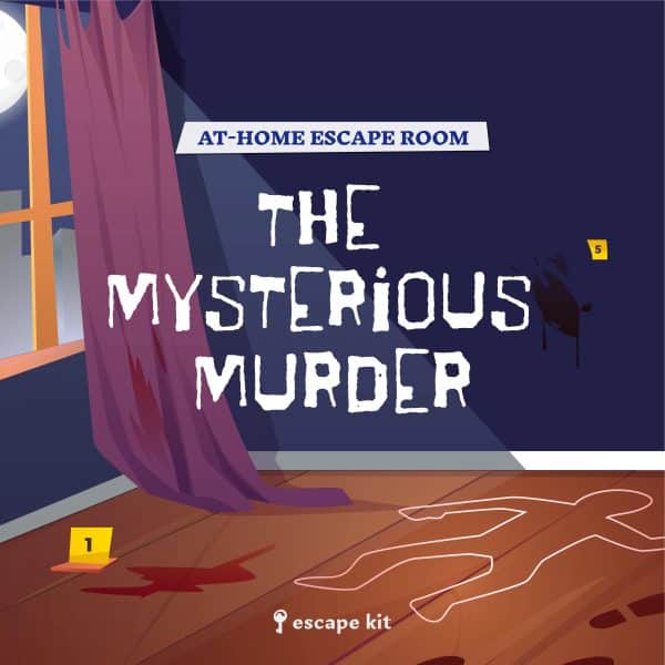 AT HOME ESCAPE ROOM ESCAPE KIT THE MYSTERIOUS MURDER MURDER PARTY