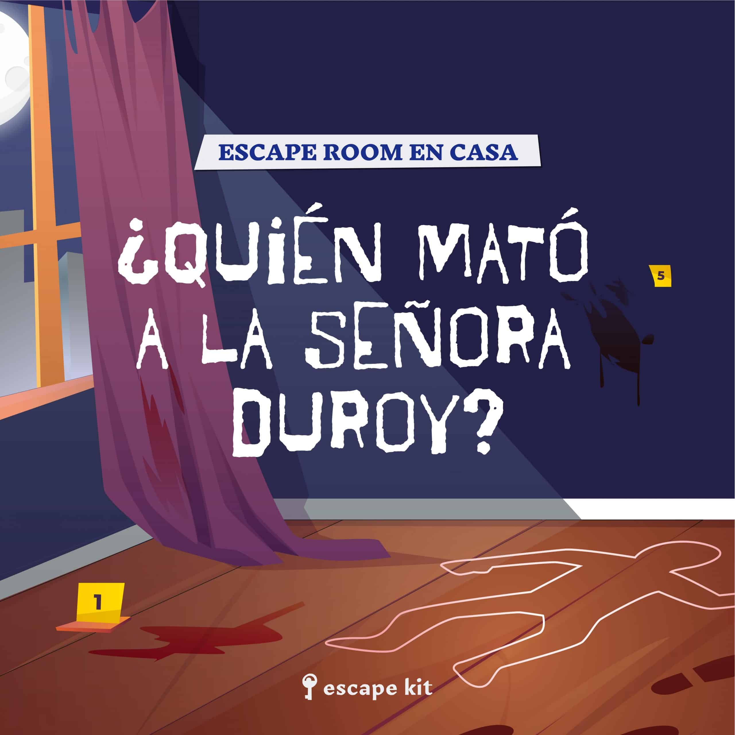 BANNER QUIEN MATO A LA SENORA DUROY ESCAPE KIT ESCAPE ROOM EN CASA BANNER QUIEN MATO A LA SENORA DUROY ESCAPE KIT ESCAPE ROOM EN CASA