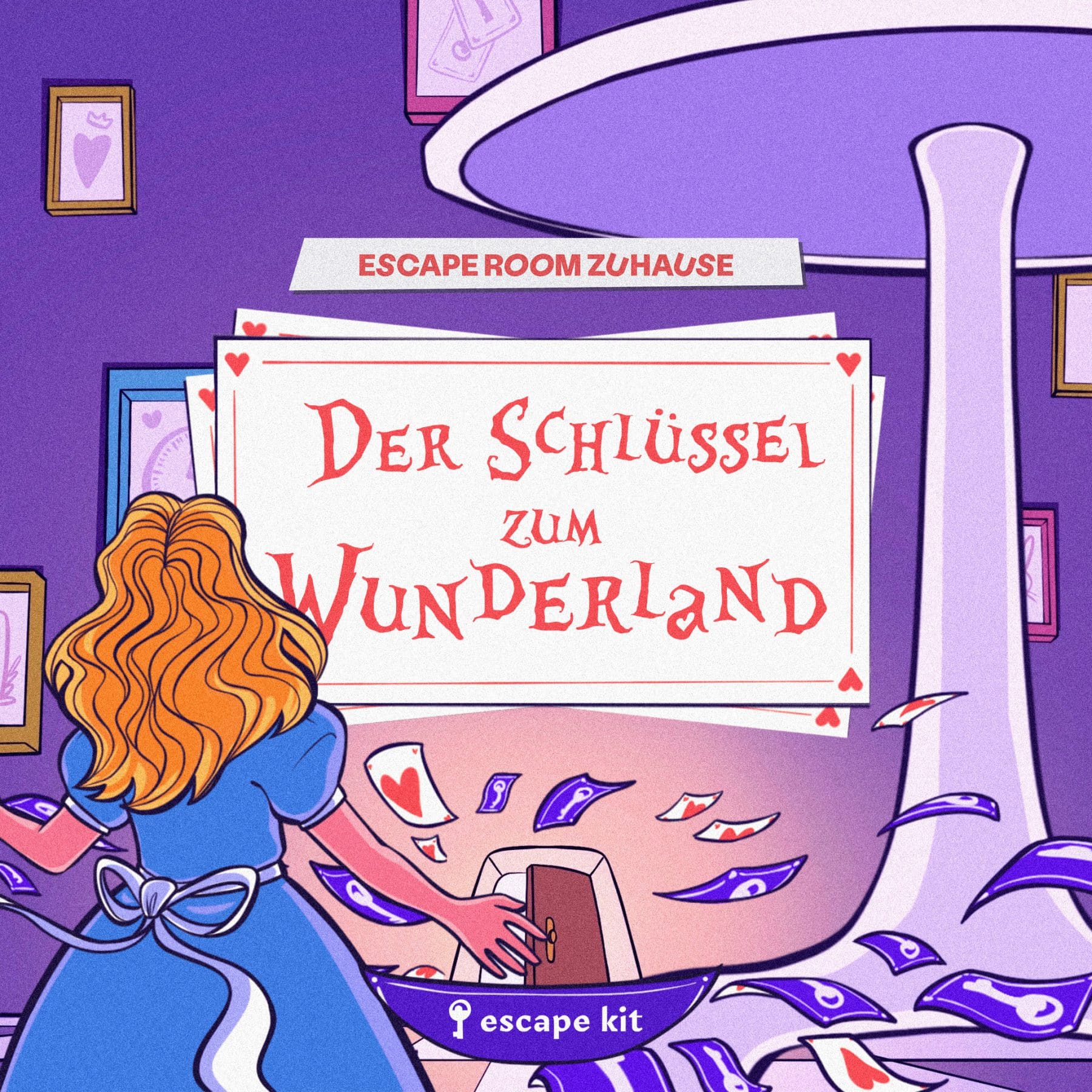 Escape Room Alice im Wunderland Escape Kit Kinder Escape Room Alice im Wunderland Escape Kit Kinder