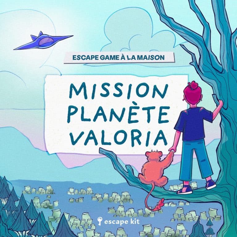 Mission planète Valoria, escape game à imprimer