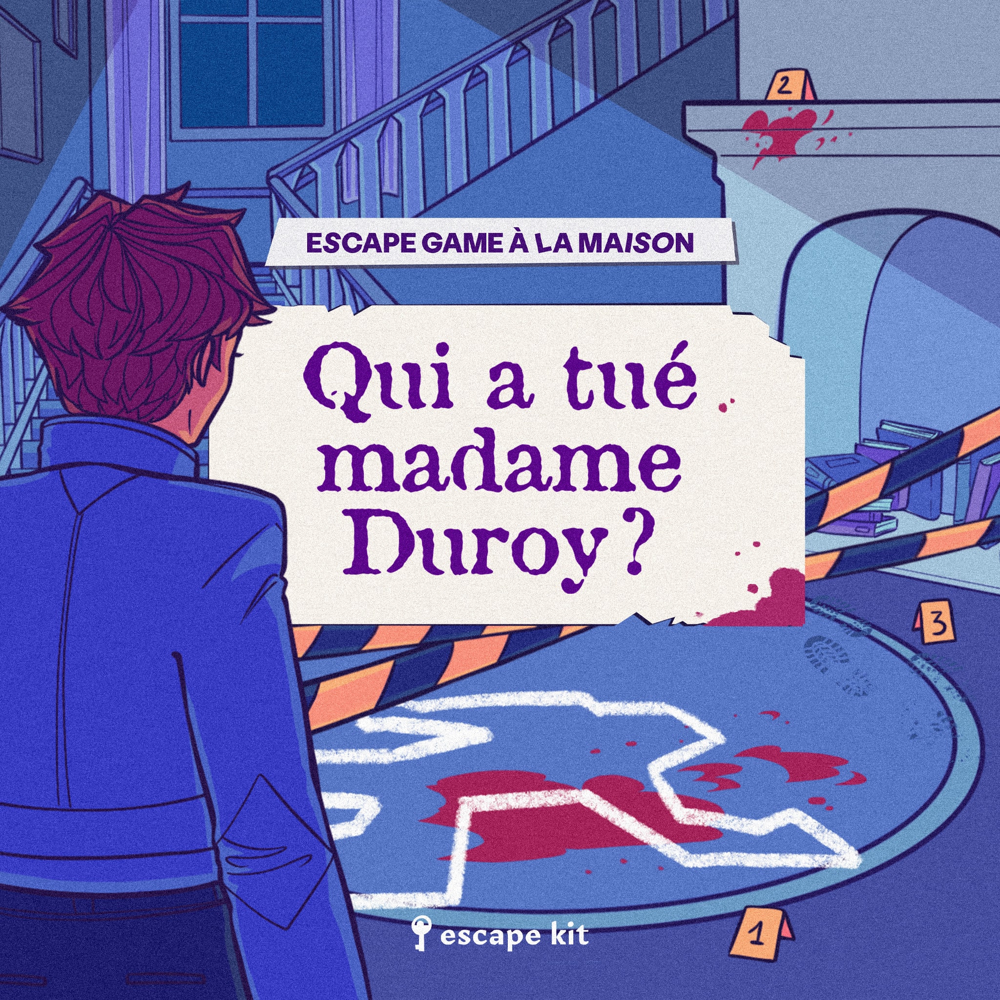 Cluedo Géant à imprimer - Madame Duroy - Escape Game Maison