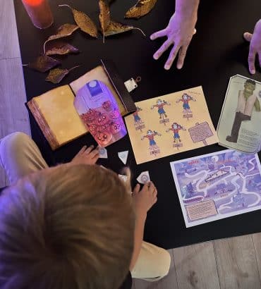 Escape game enquete halloween horreur enfant