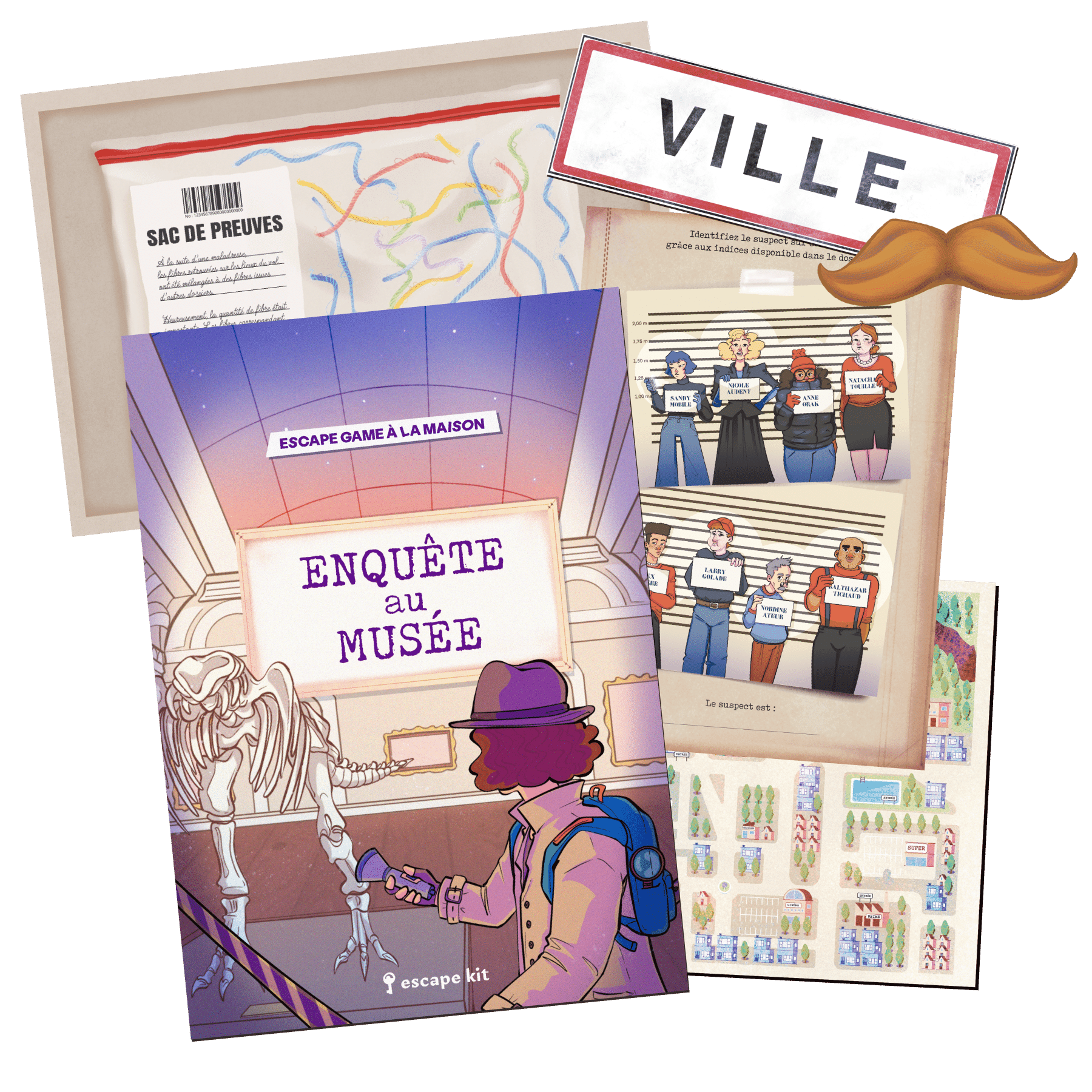 Jeu d'enquête Hidden Games Mystère Insulaire - Jeu d'enquête | fnac