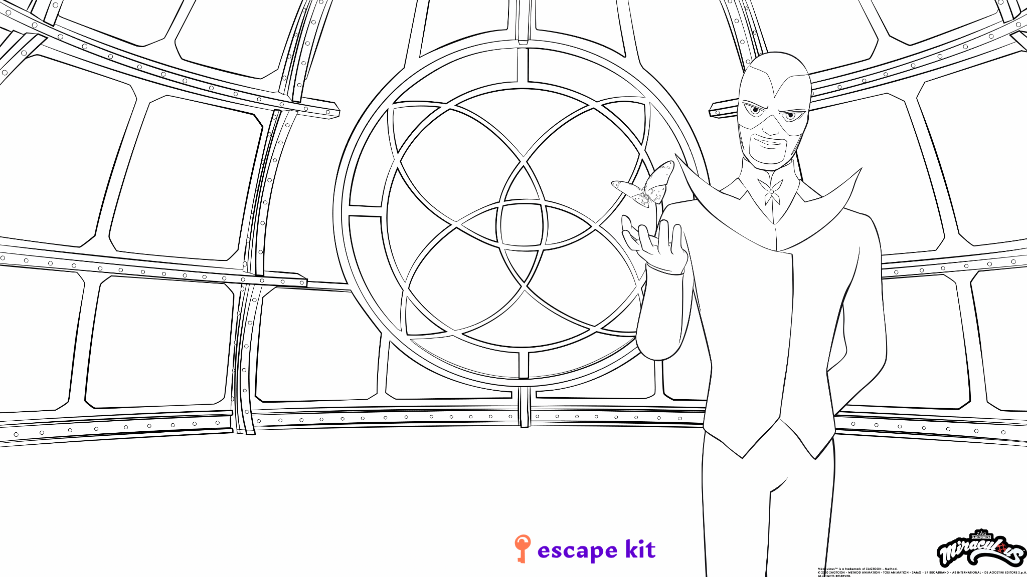 Coloriages GRATUITS à impirmer thème MIRACULOUS