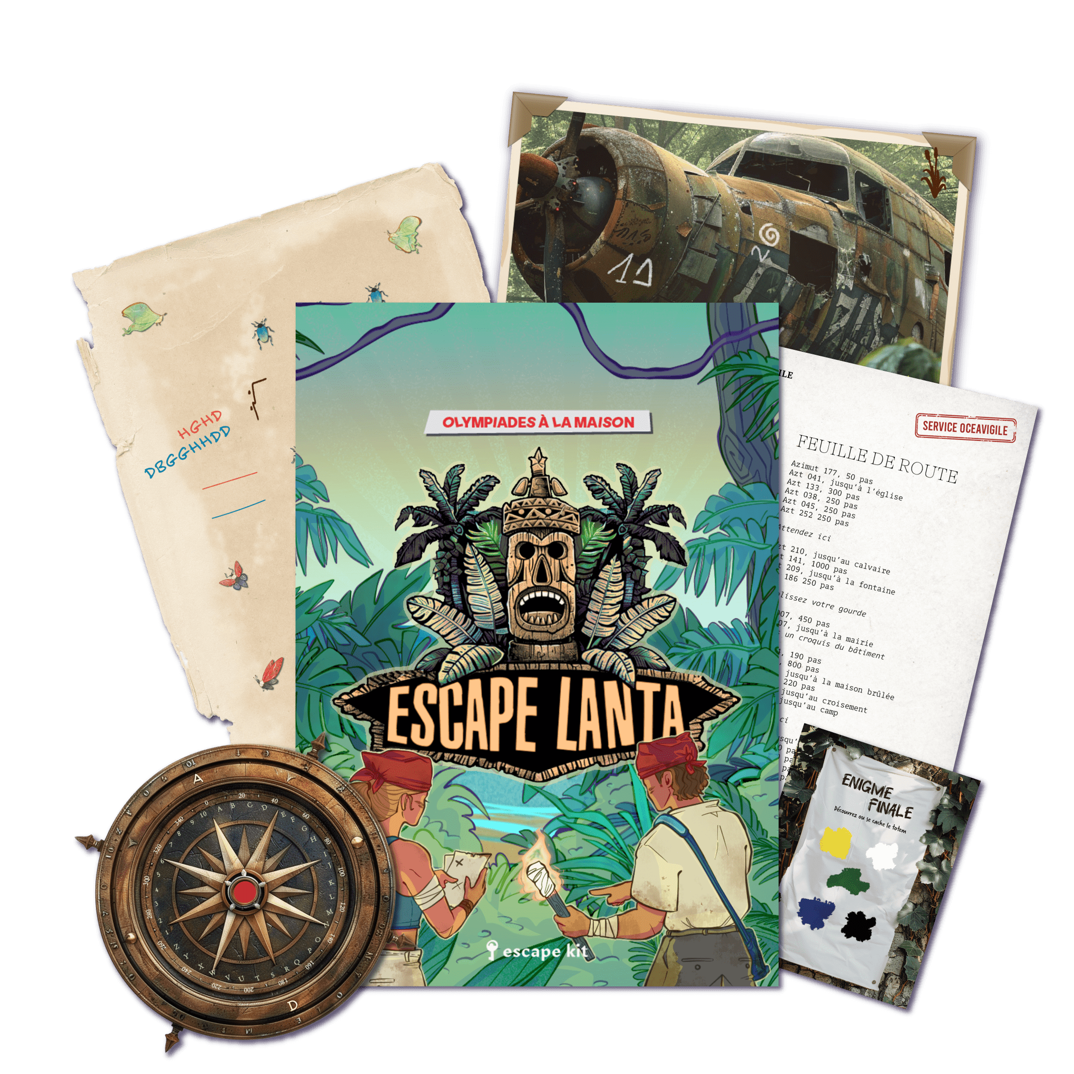 Contenu du kit Escape Lanta la conquête du totem