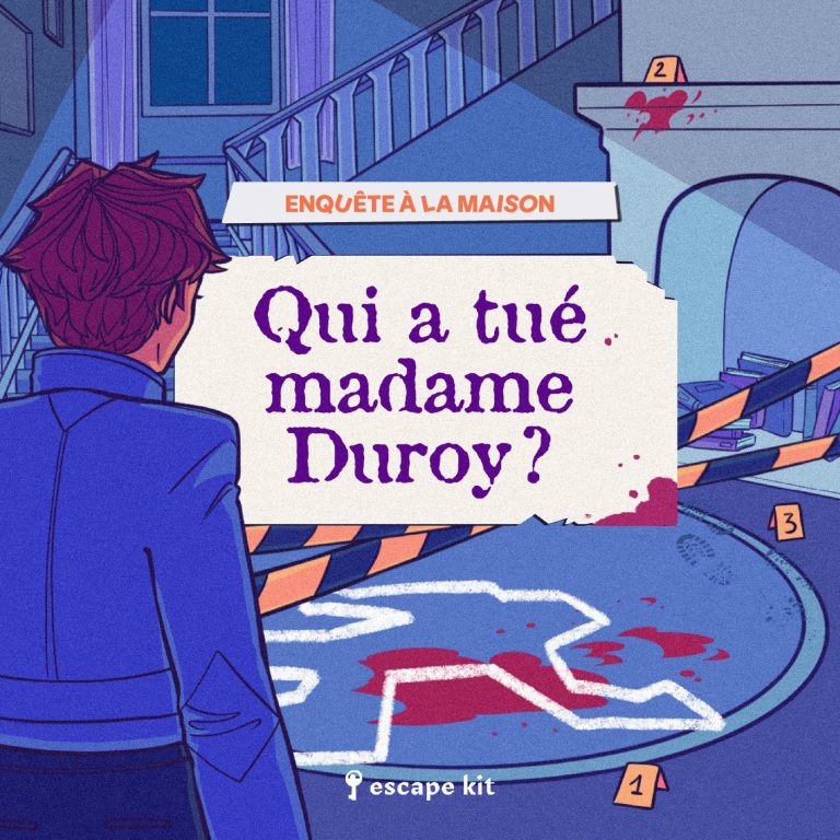 Qui a tué Madame Duroy, escape game à imprimer