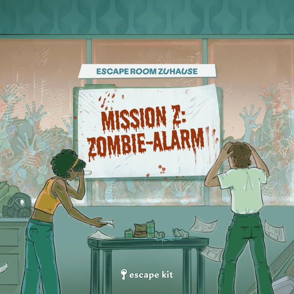 ZOMBIE ESCAPE ROOM SPIEL_ESCAPE KIT