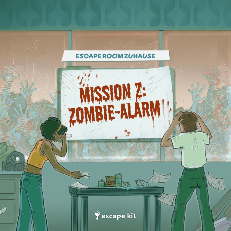 Mission Z: Zombie-Alarm, Escape Room für Kinder