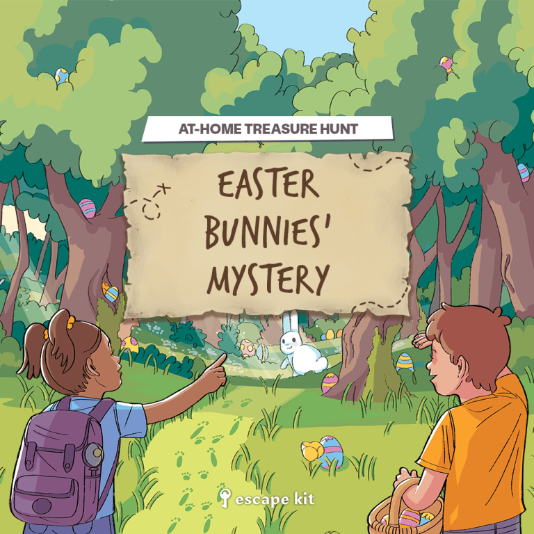 Easter Bunnies' Mystery printable treasure hunt kit