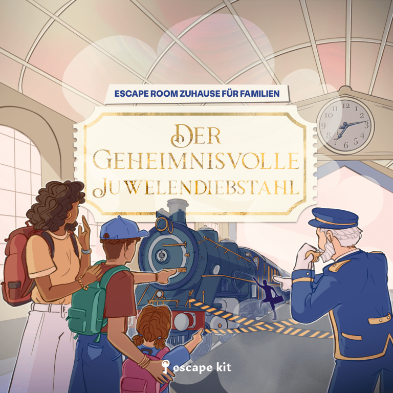 Der geheimnisvolle Juwelendiebstahl, Escape Room für Kinder