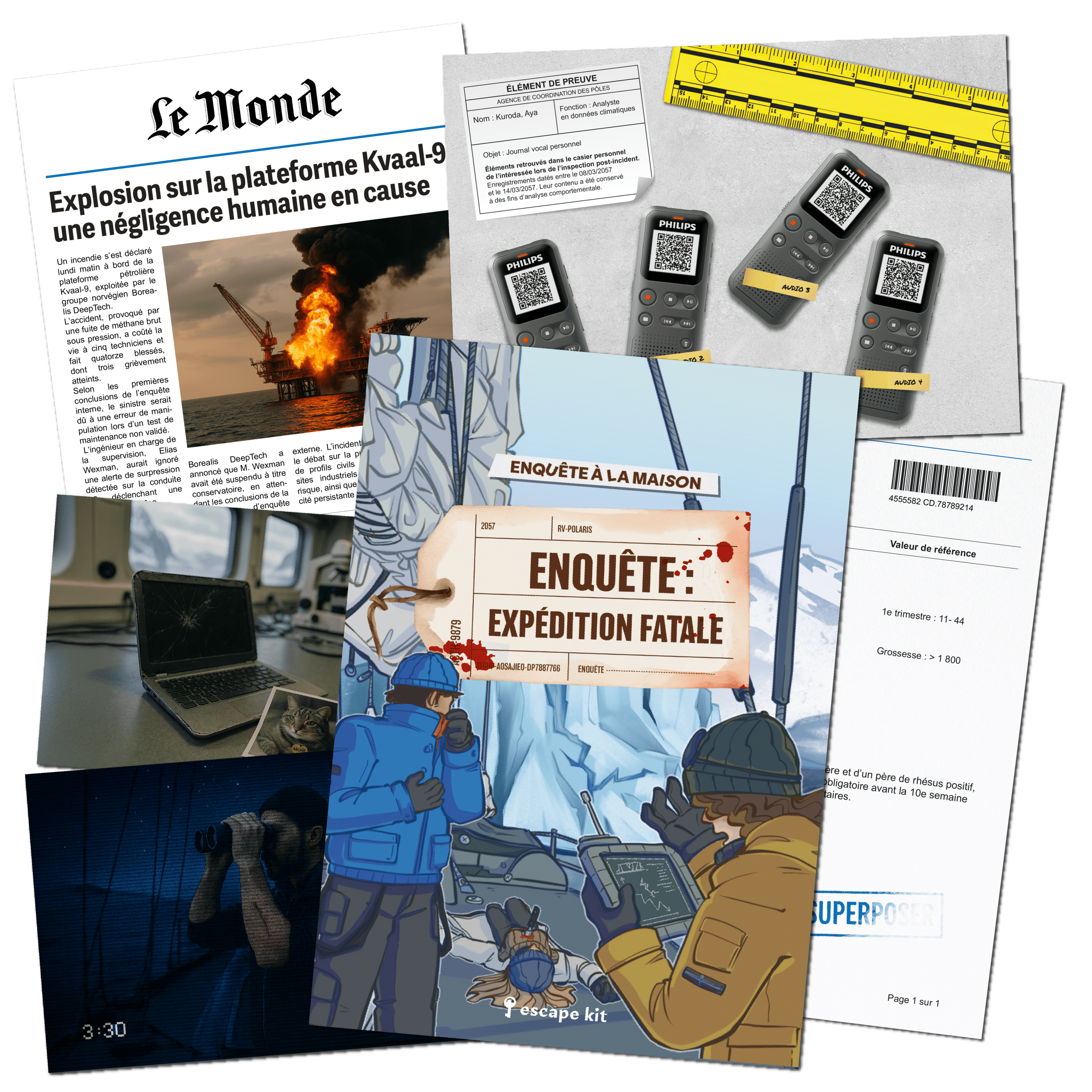 Kit enquête imprimable pour animer un mariage