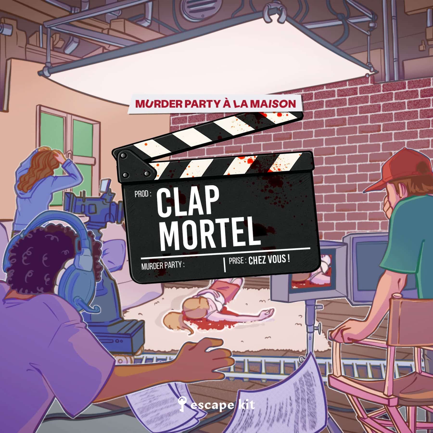 BANNIERE MURDER PARTY A LA MAISON_CLAP MORTEL