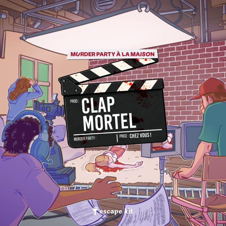 Clap mortel, escape game à imprimer