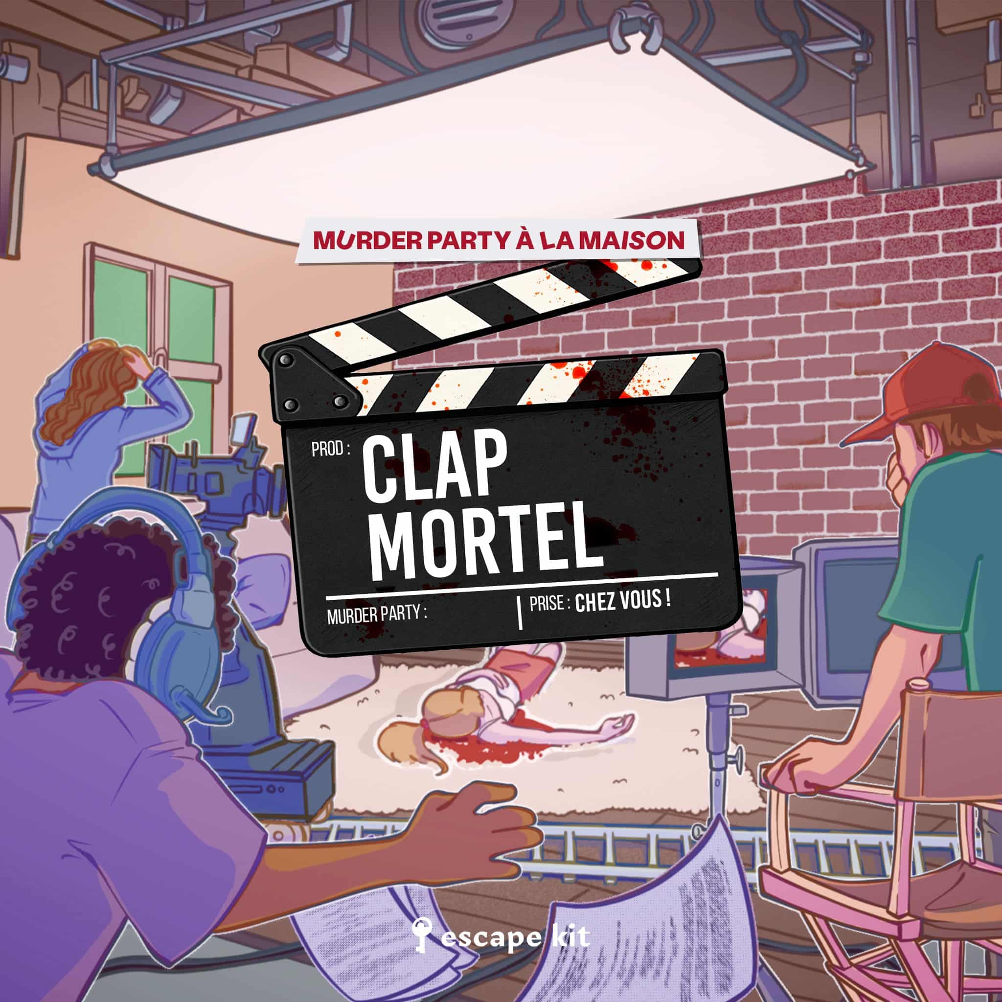 BANNIERE MURDER PARTY A LA MAISON_CLAP MORTEL