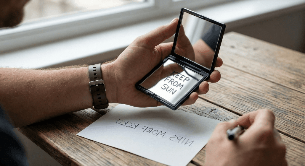 miror puzzle clue escape room