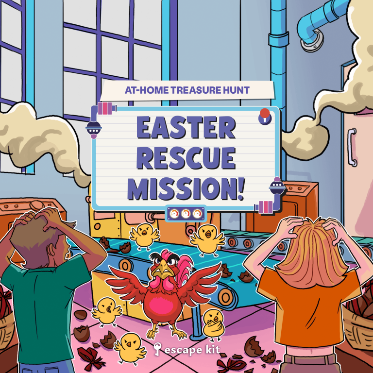 Easter Rescue Mission printable escape room kit