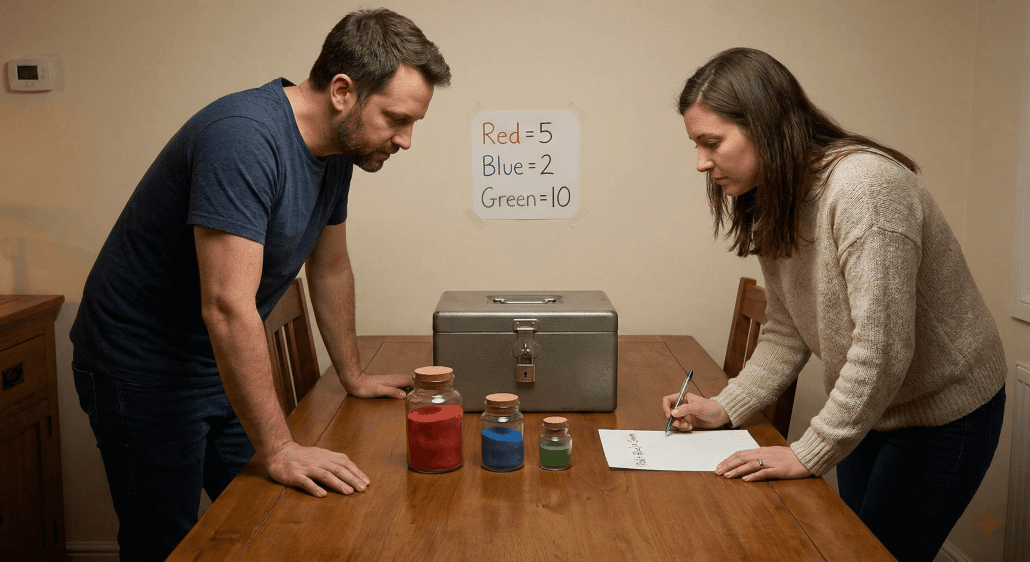 color puzzle escape room