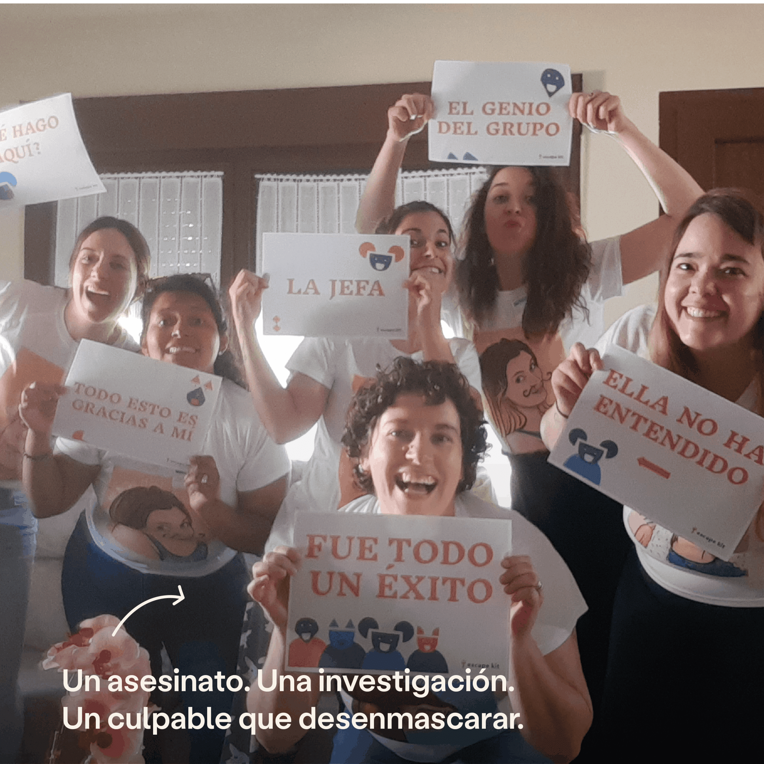 Clap Final murder party - accesorios imprimibles incluidos