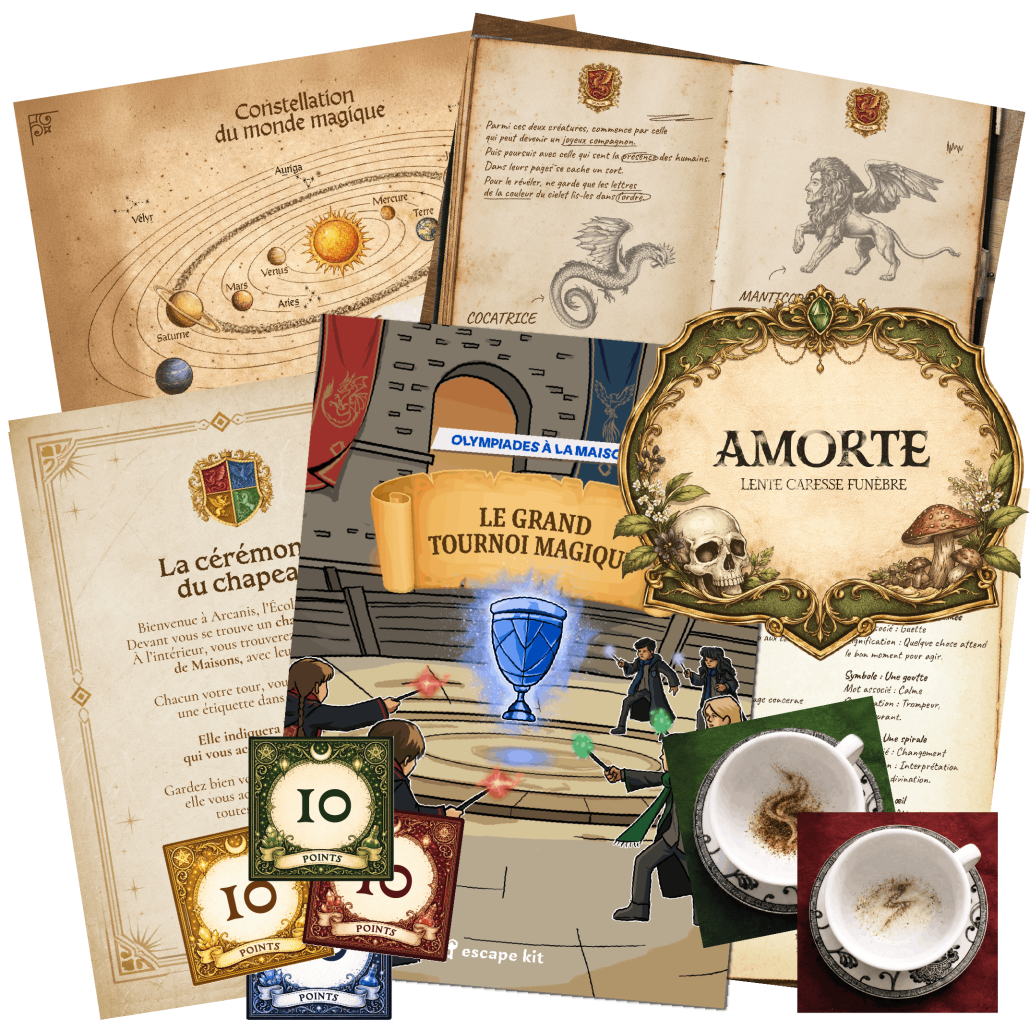 CONTENU KIT OLYMPIADES HARRY POTTER