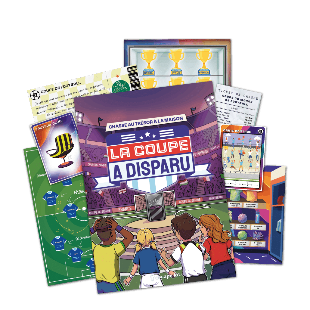 CONTENU KIT CHASSE AU TRESOR FOOT