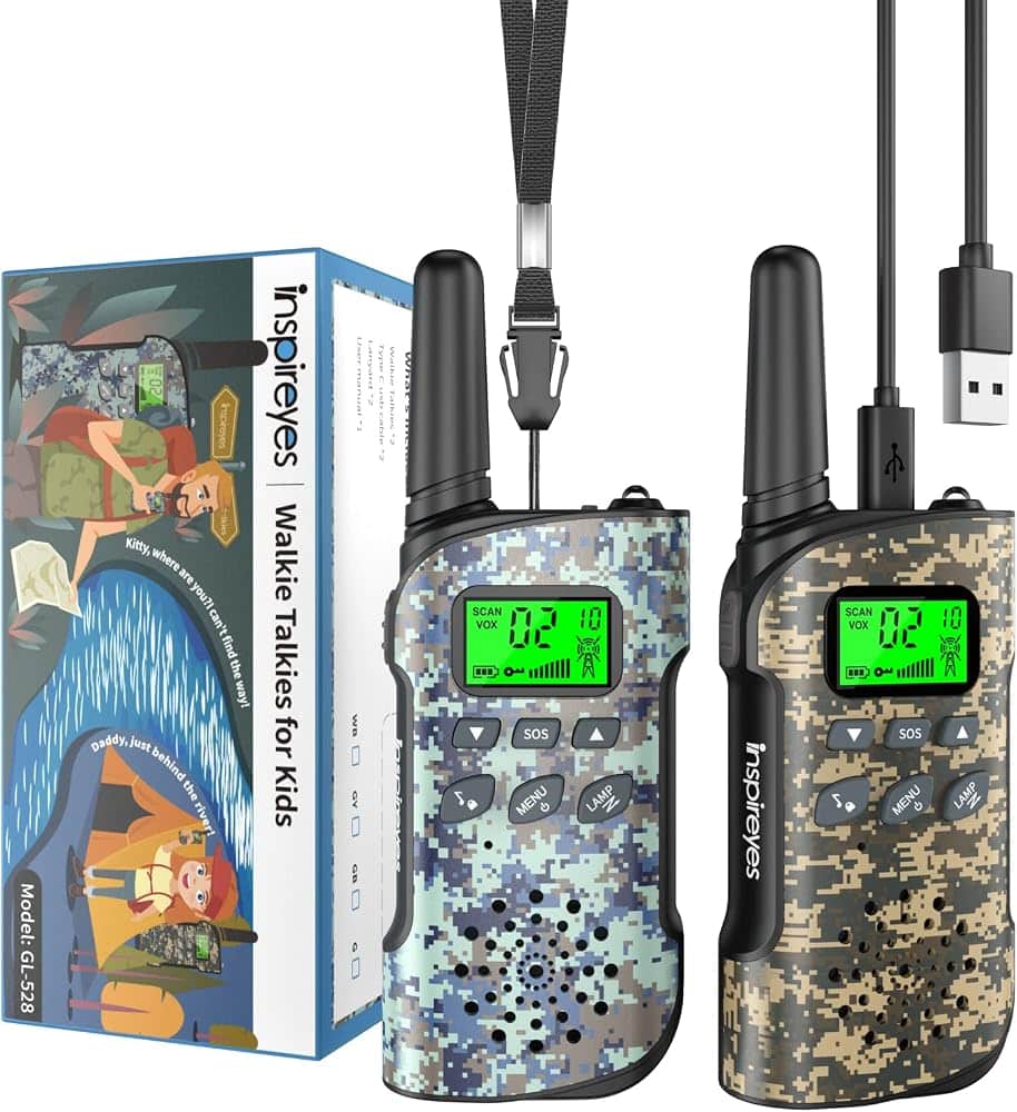 Pair of children walkie talkies